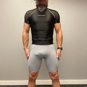 Amoresy Spandex Workout Compression Top